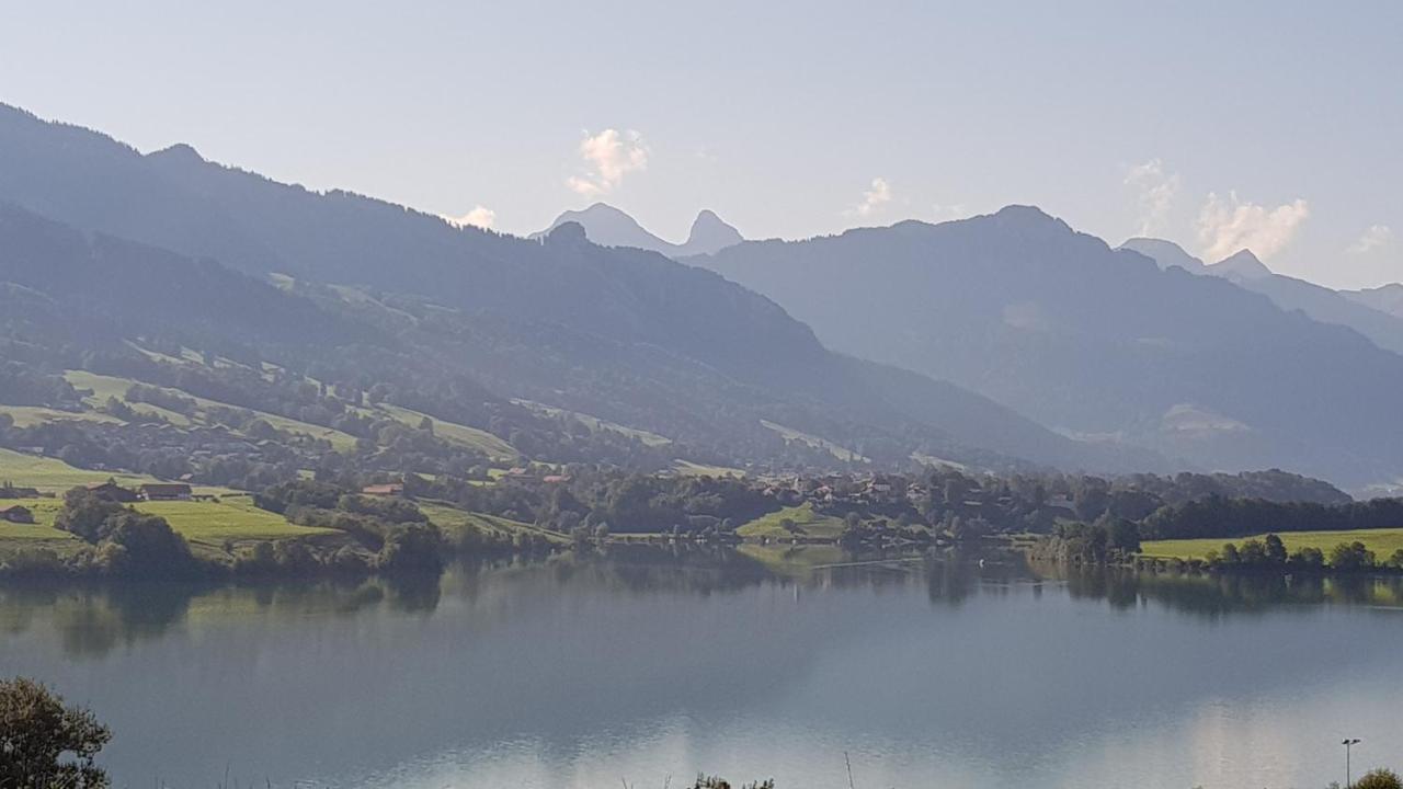 Petite Maison Sur La Colline Du Gibloux: 1Chambre,1 Salon Et Salle De Bain Prives Au Rez De Chausse, Piscine Exterieur Et Bbq , Le Chatelard  Экстерьер фото